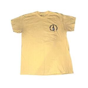 Retrofit T-Shirt One More For The Road Beer Short Sleeve Crew Neck Yellow Medium